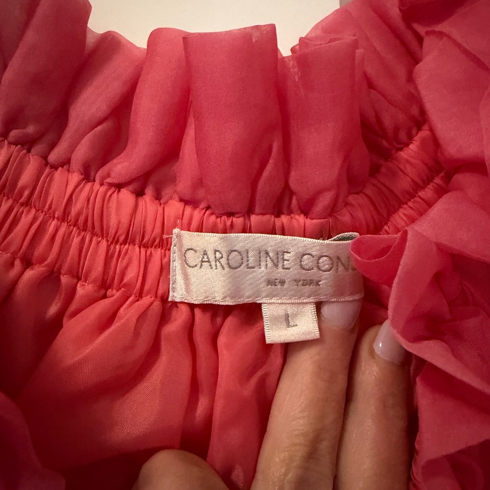 CAROLINE CONSTAS Martina Strapless Baby Doll Mini Dress - Picture 5 of 7